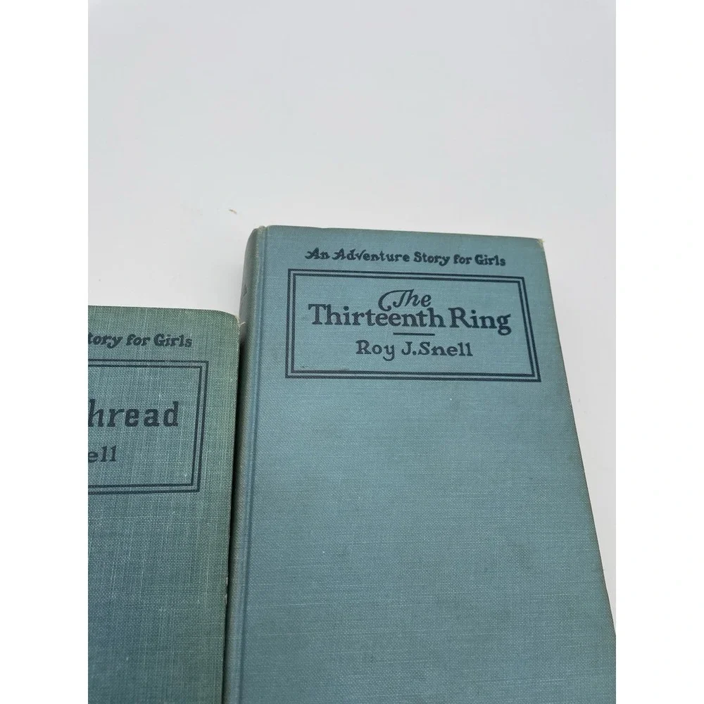 The Crimson Thread /‎ Thirteenth Ring By Roy J. Snell Hardcovers 1925 Vintage